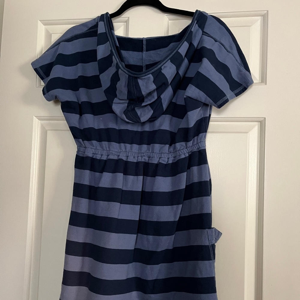 PINK Victoria's Secret Blue and Navy Striped Tunic - Picture 2 of 2